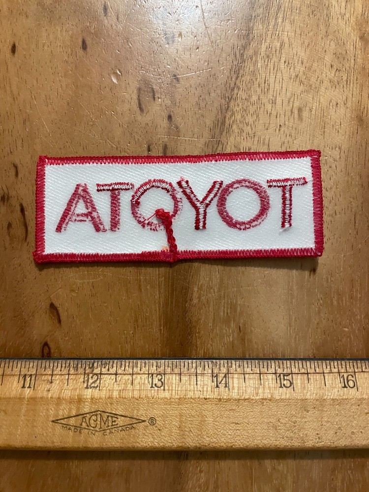 Vtg Toyota Patch