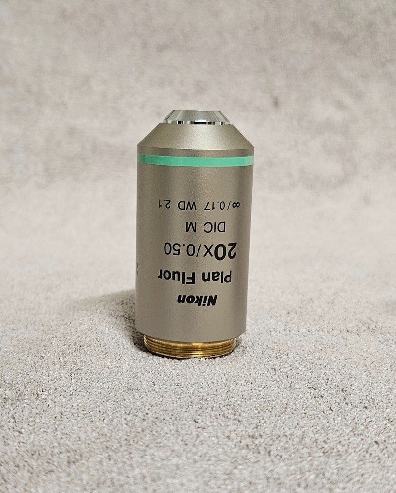 Nikon Plan Fluor 20x/0.50 DIC M ∞/0.17 WD 2.1 Eclipse Microscope Objective