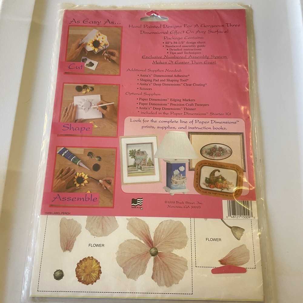 Paper Dimensions Perching Bird Kit 15009 Sherry Nelson NEW