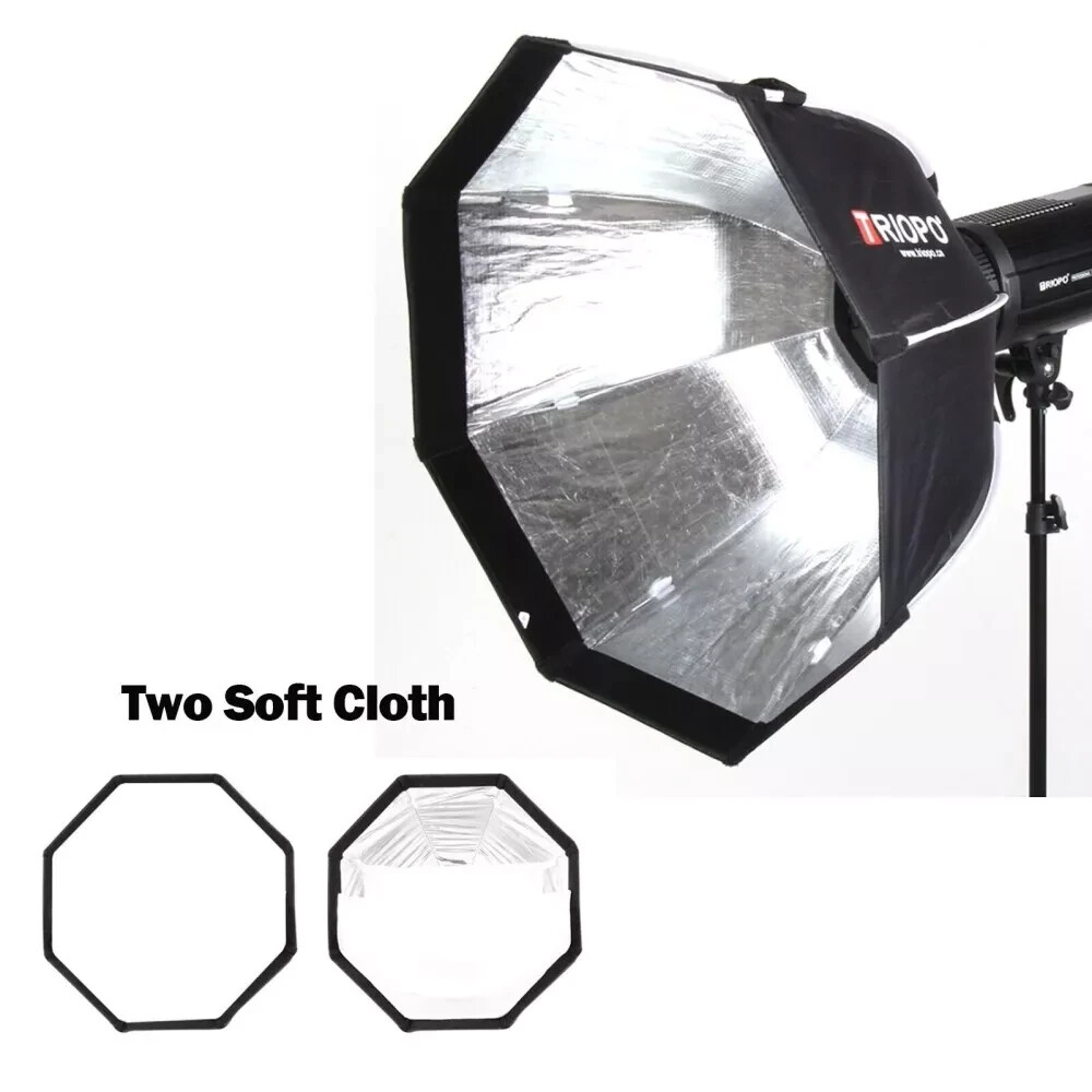 US TRIOPO K2-90 90cm/35.4" Foldable Octagon Softbox fr Studio Bowens Flash Light