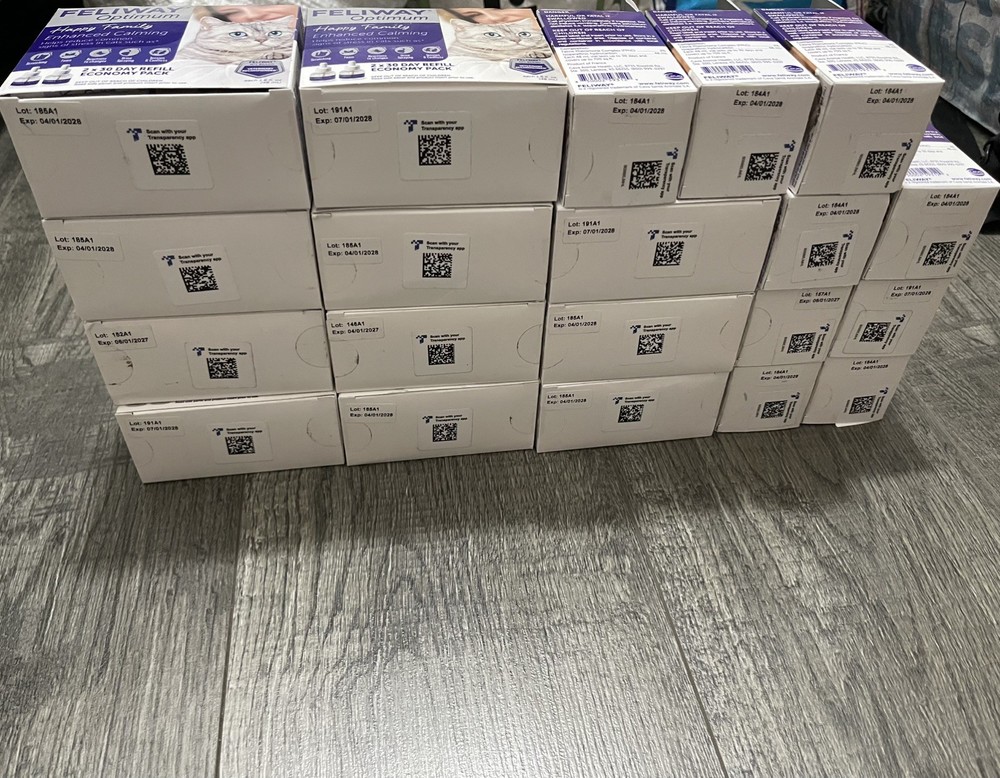 Feliway Optimum Diffuser Refill 48ml ( Lot Of 31)