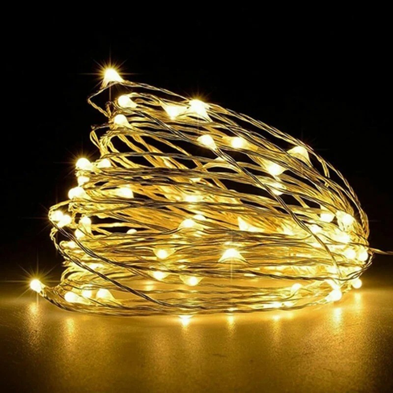 Fairy Light String LED Copper Wire 1/2/3/5/10M Battery Powered Decor Original