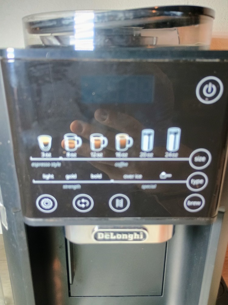 De'Longhi TrueBrew Automatic Coffee Maker w/Bean Extract Tech CAM51015B SEE DESC
