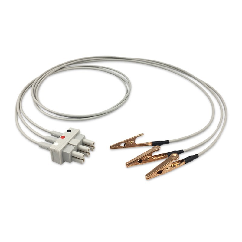 V3110TLS Compatible 3 Lead ECG Wires AHA for Smiths V3404 V340 (1Pc)