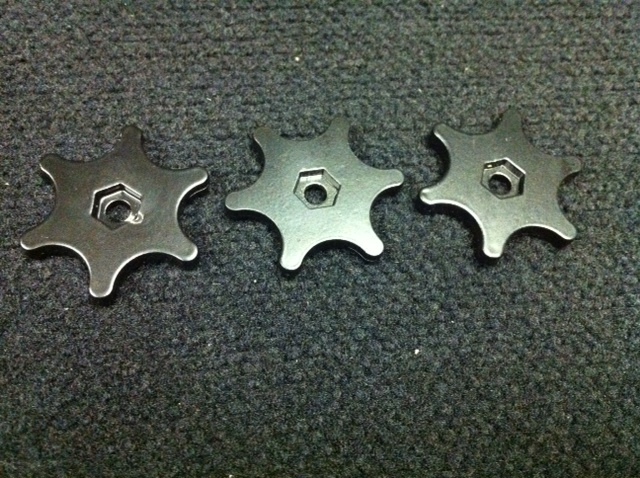 Belt Grinder Steel Clamping Knobs for 2x72" knife making grinder