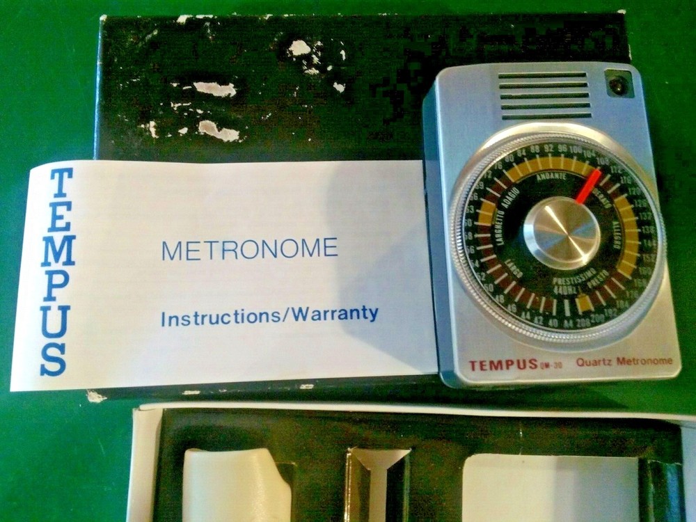 Tempus Quartz Metronome Model No. QM-30