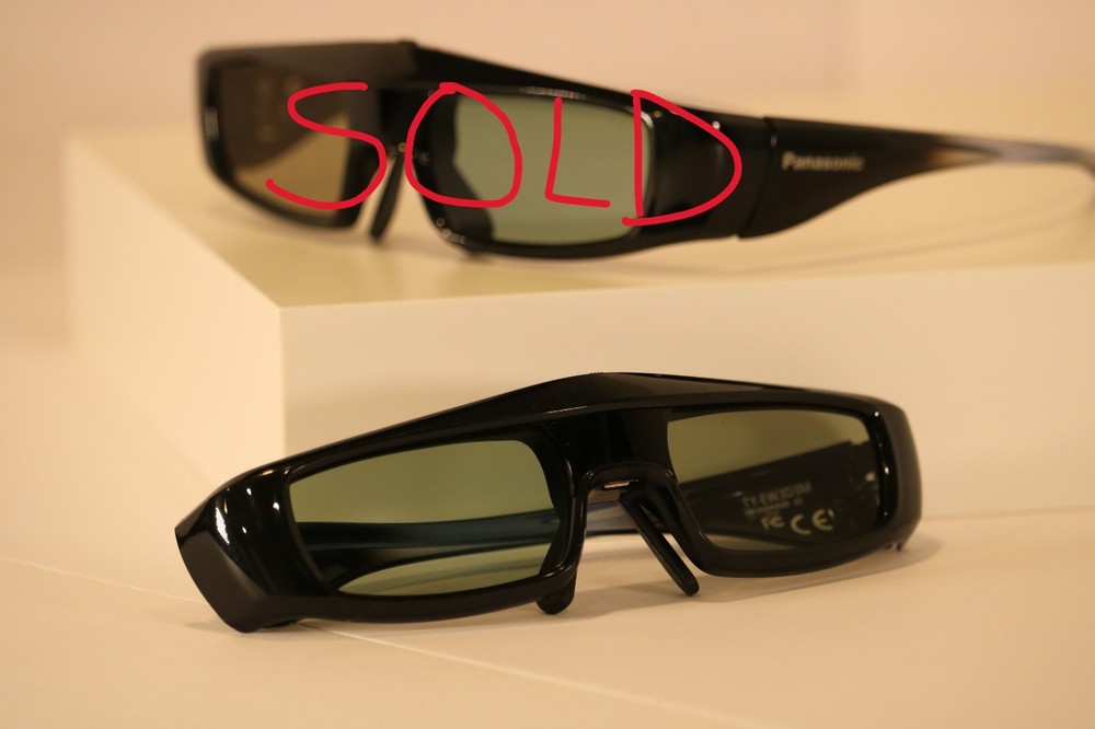 Panasonic TY-EW3D3M - Active 3D Glasses - BATTERY DEAD / LIGHTLY USED