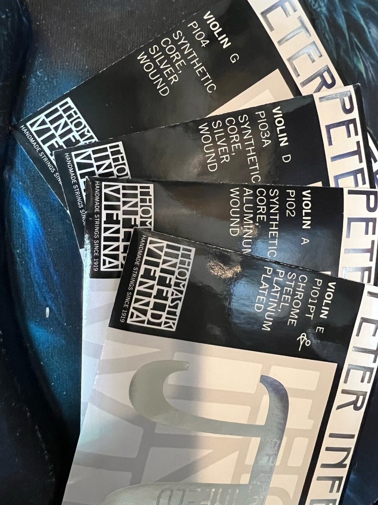 1 Set Peter Infeld violin Strings set PI100 Plantinum E 4/4 size