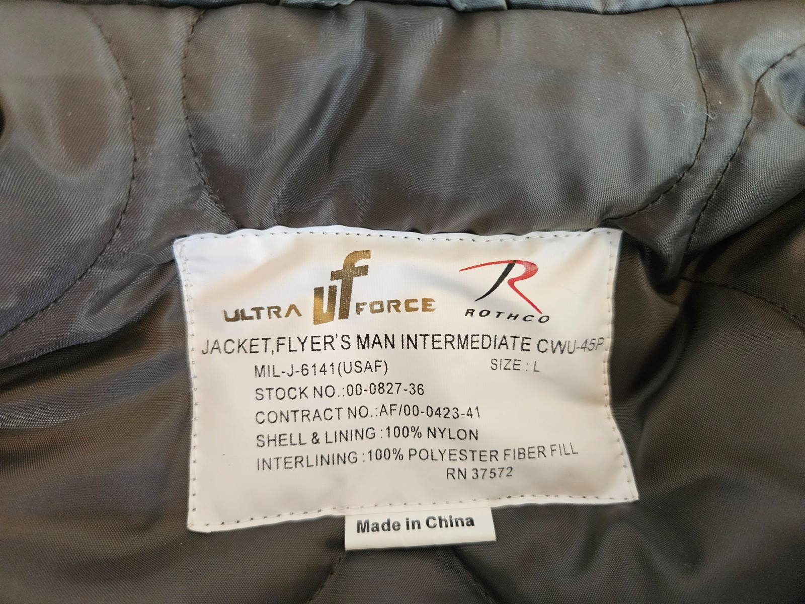 NASA Orion Flight Jacket size medium