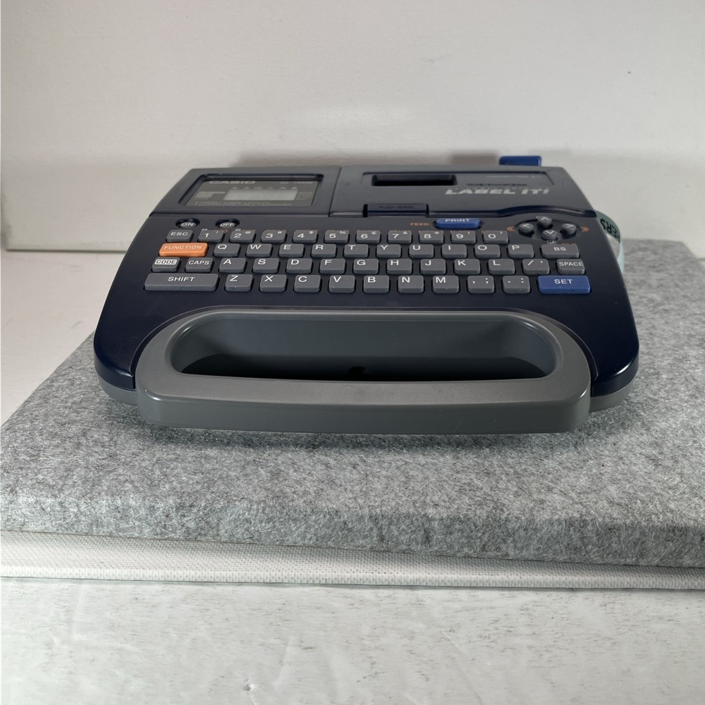 Casio Label Maker KL 750B EZ Label Printer Thermal Label It Label Spool Included