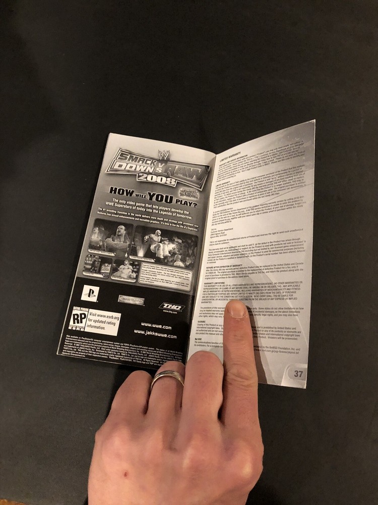 smackdown vs raw 2007 psp manual Only