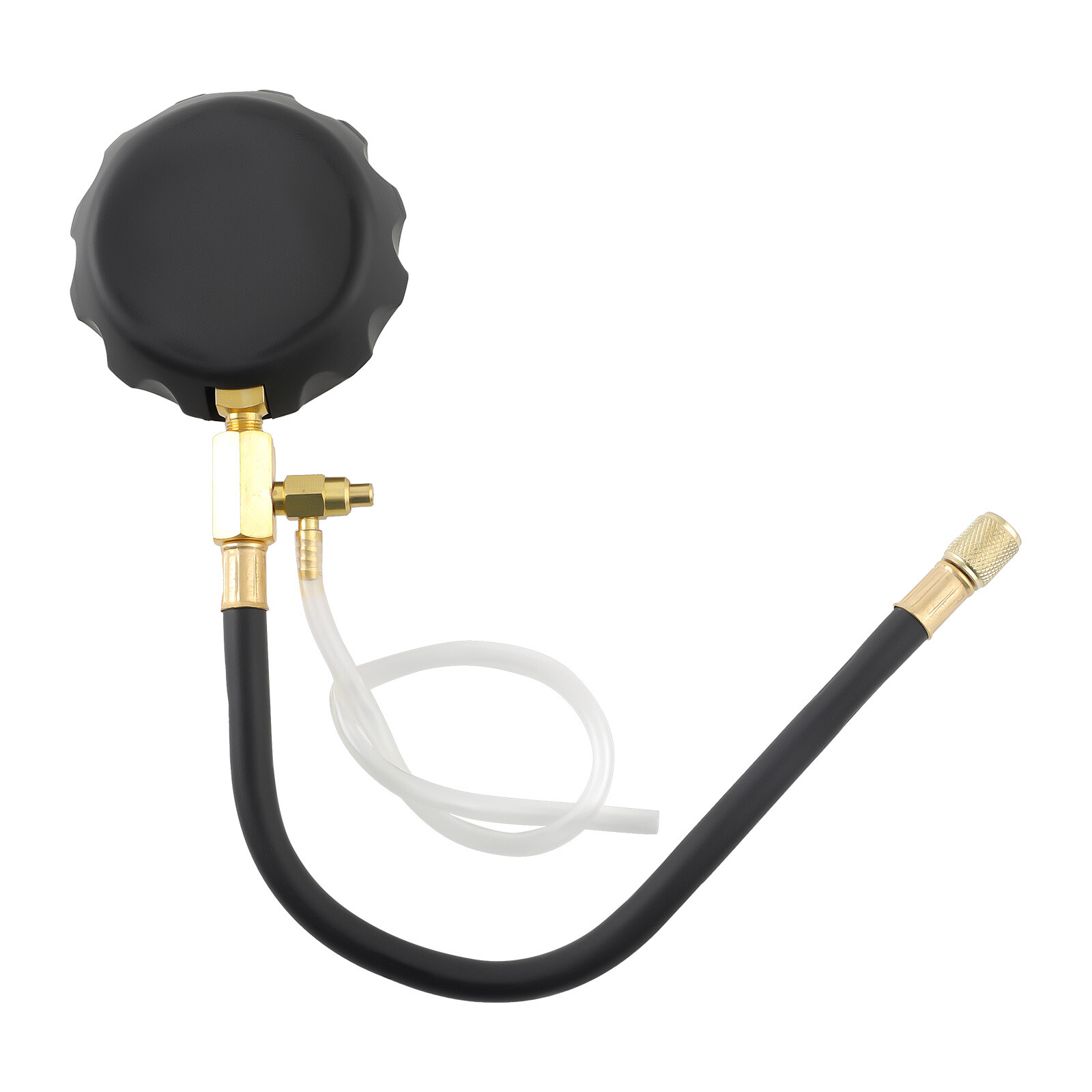 Universal Fuel Injection Gauge Pressure Tester Test Adapters Tool Kit