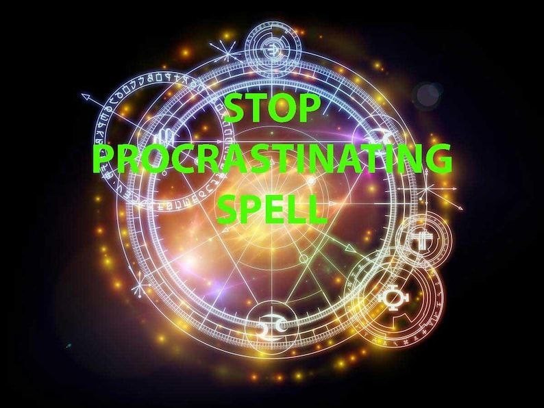 Stop Procrastinating Spell: Motivation & Productivity Ritual