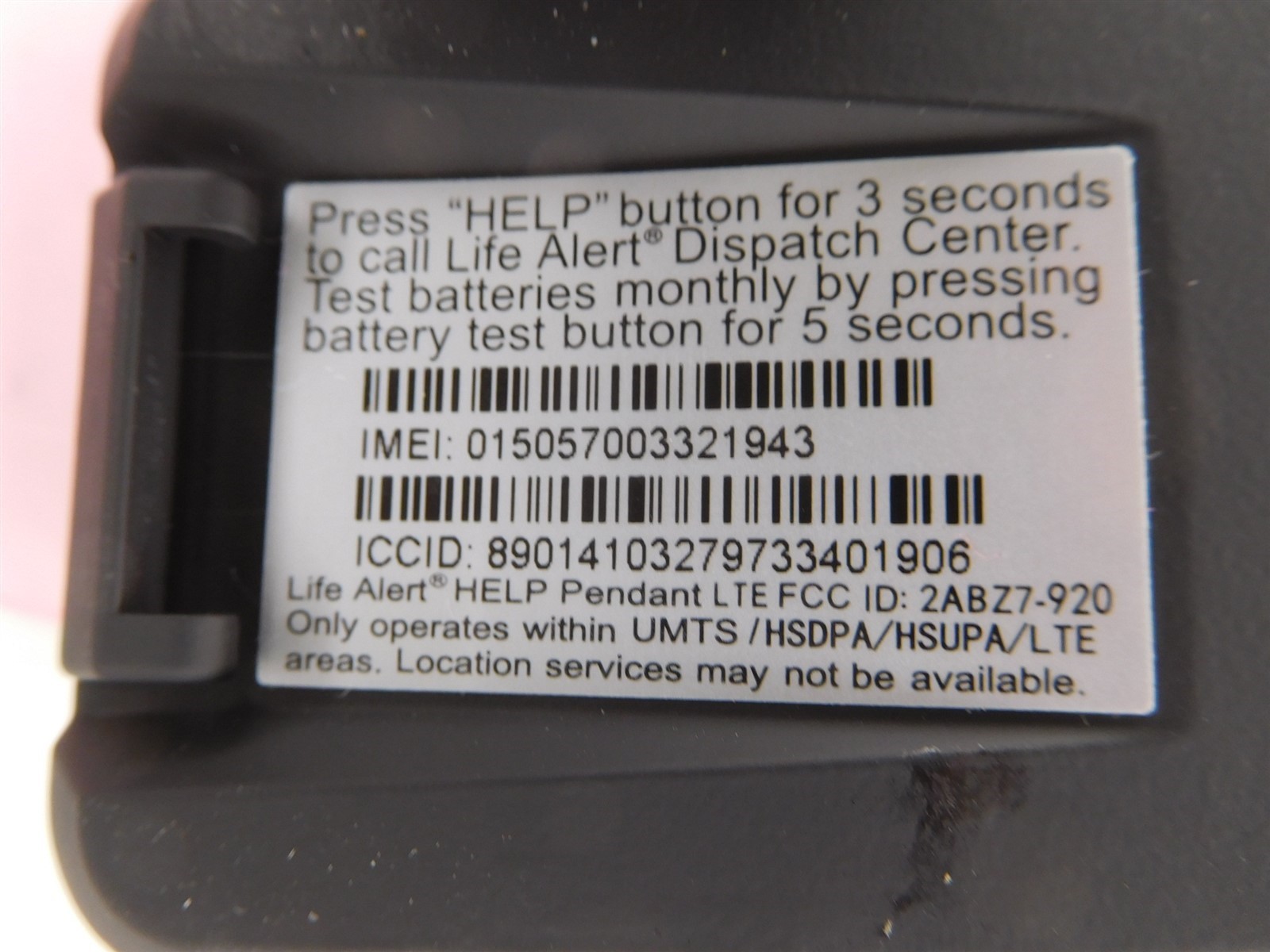 Life Alert LTE Medical Alert Device (112725)