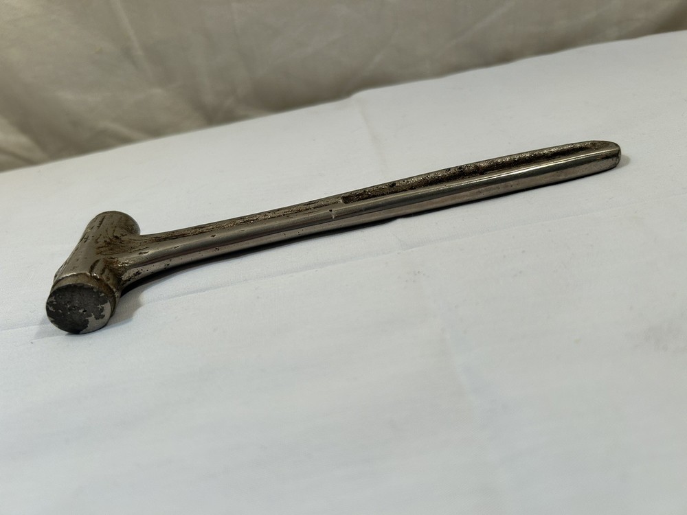 Antique Cast Log Tree Bark Pattern Small Hammer 7.5”
