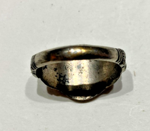 WW2 Army Military Patriotic Ring 925 Sterling Silver Size 6