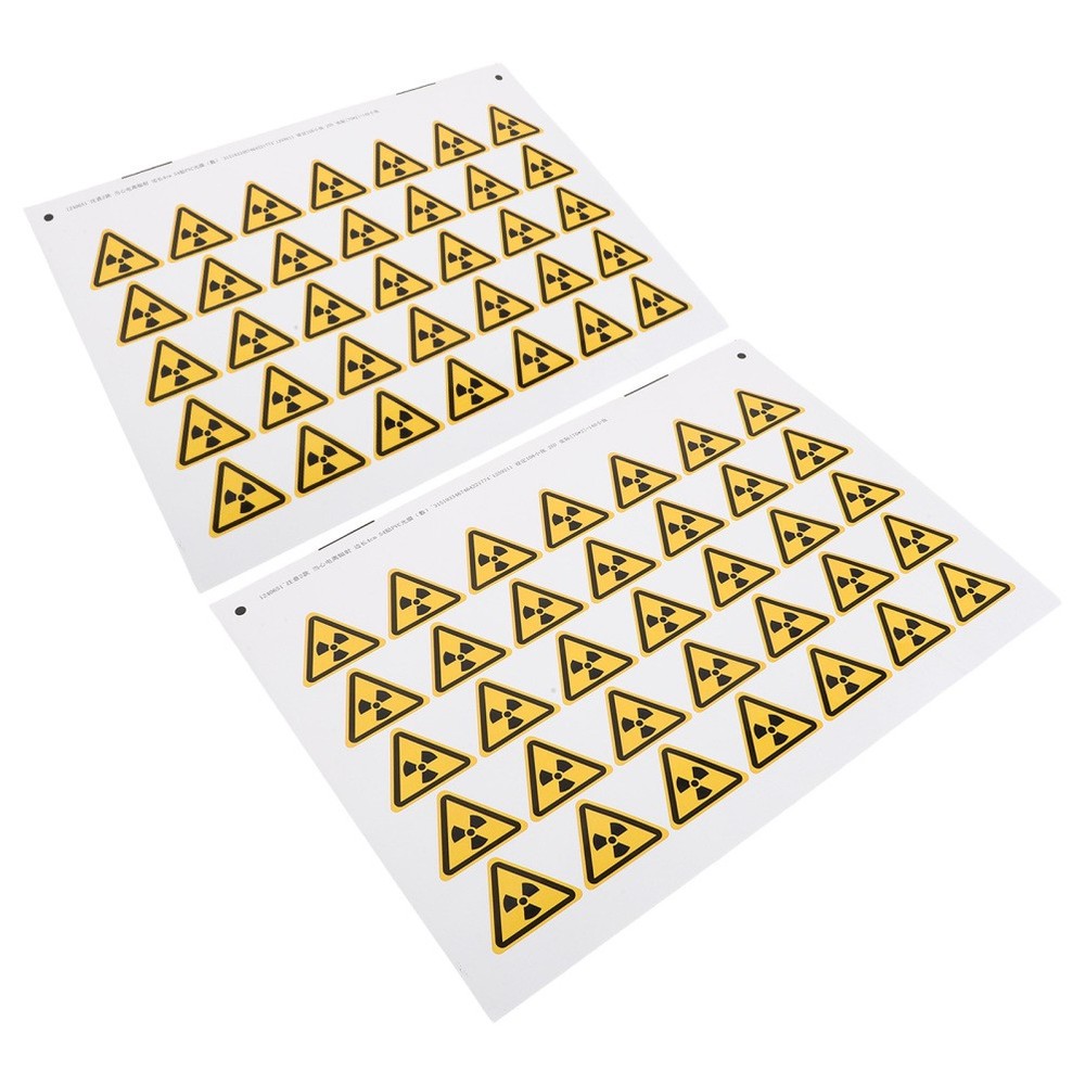 54 Pcs Warning Sign Laser Cautious Decals Do Not Touch Stickers