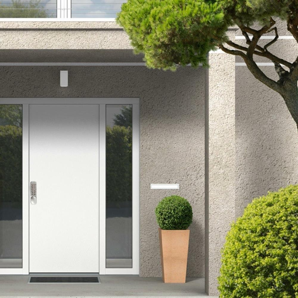 Waterproof Mechanical Digital Door Gate Lock Button Keypad Keyless Code Set ╏