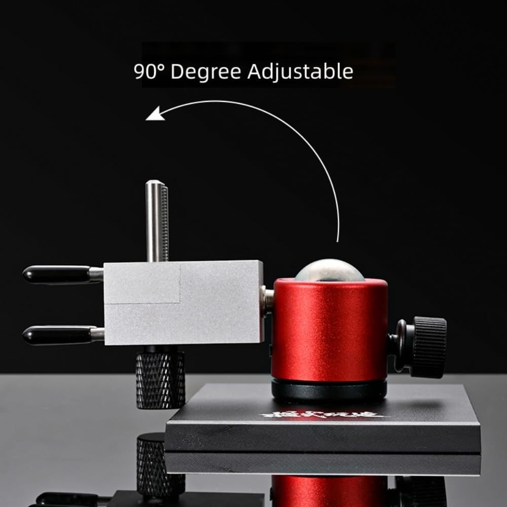 Tabletop Vise Mini Vice Spherical Rotating Metal Base for Hobbies