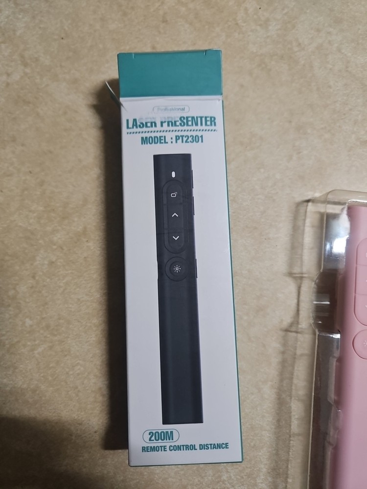 Wireless Presenter Remote, Presentation Clicker with Hyperlink & Volume...