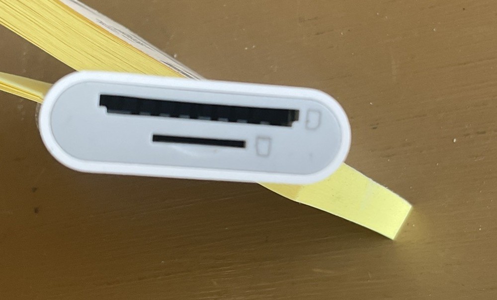 NEW 2 in 1 Lightning TO SD/Micro SD Card Reader for iPhone iPad