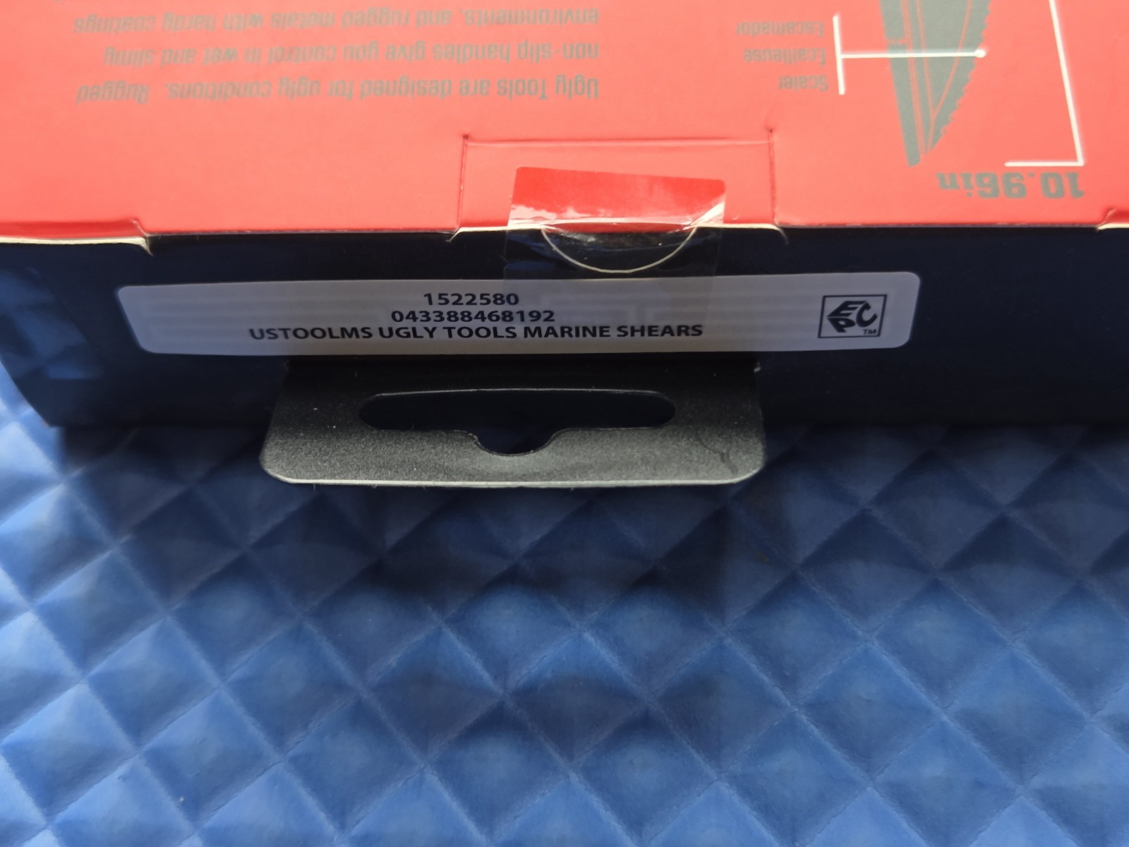 Ugly Stik Tools Marine Fishing Shears Tool, Black (USTOOLMS)