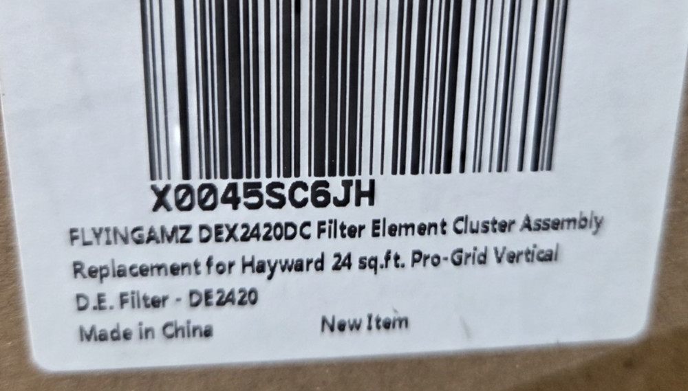 DEX2420DC Filter Element Cluster Assembly Replacement for Hayward 24 sq.ft. Pro-