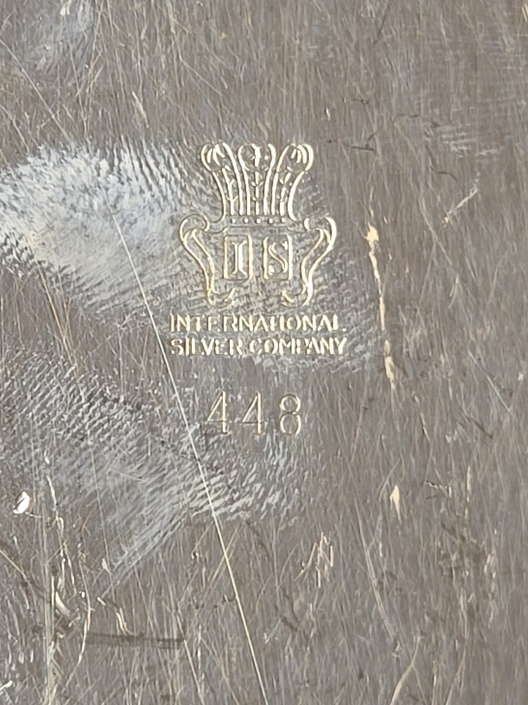 International Silver Company #448 Silver-Plate Candy Dish