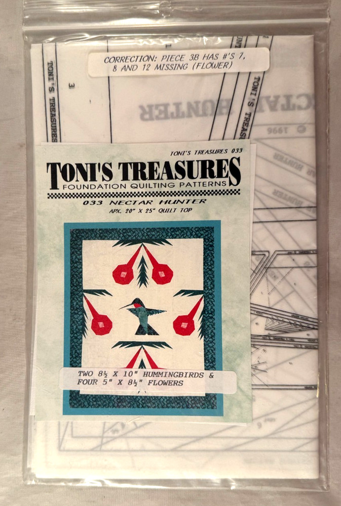 Nectar Hunter - Toni's Treasures #033 - Pattern Only