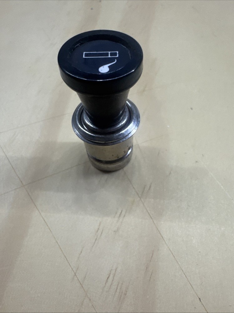 OEM Black Cigarette Lighter Plug 12V Decor 90s 🔥