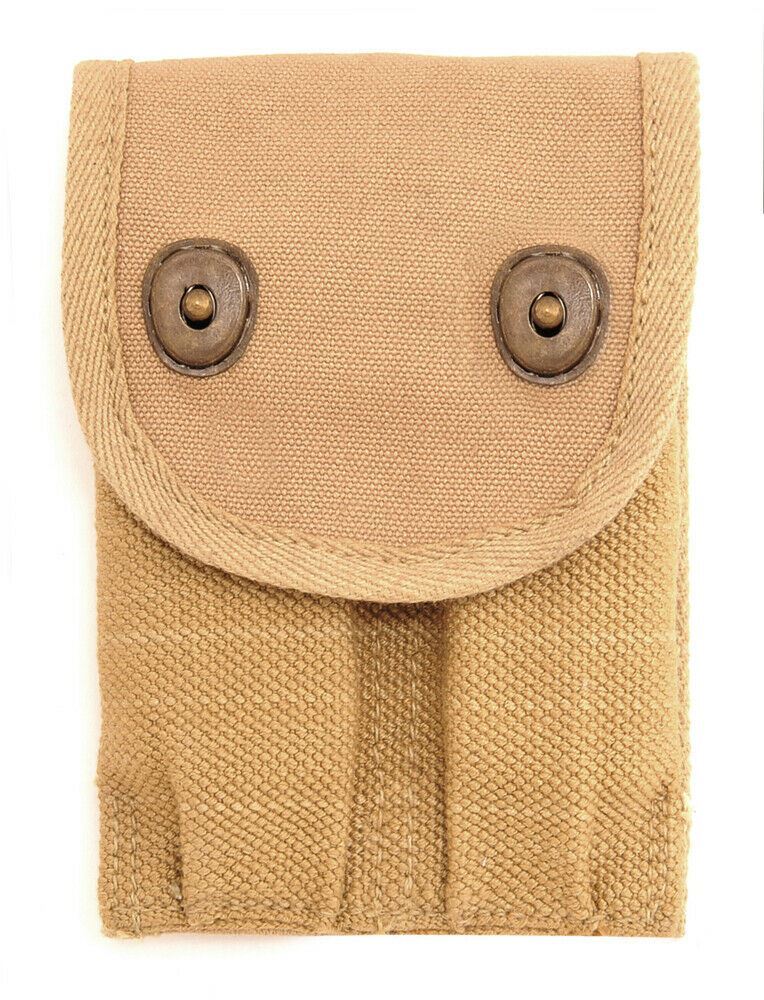 US WW1 COLT 45 AUTO DOUBLE MAGAZINE POUCH Marked JT&L 1918