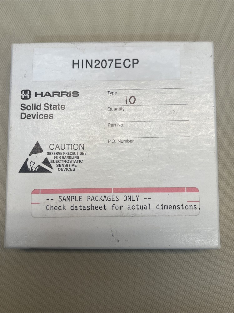 10Each ~ HIN207ECP ~ Interface Drive, Receivers, Transceiver ~ Sample Rare