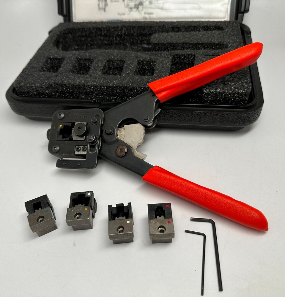 Black Box FT047A Modular Plug Crimp Tool Kit. Used only few times
