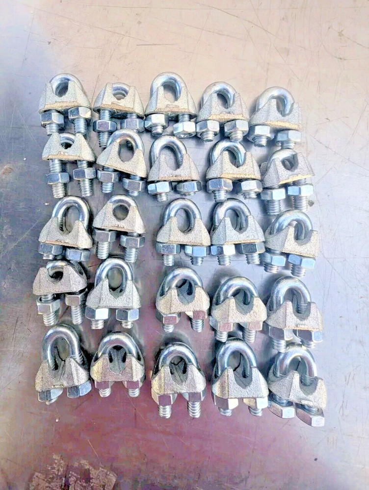25 ~ Cable Clamp 1/4" Galvanized