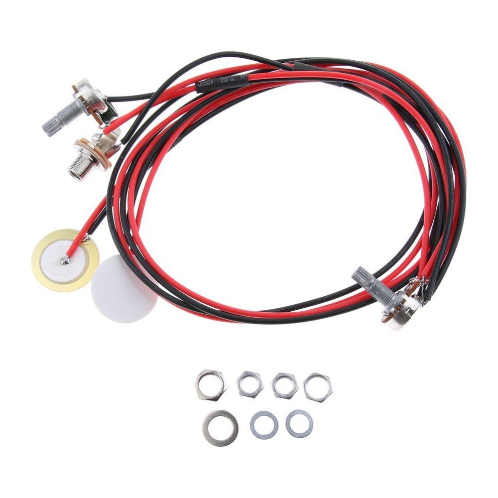 1/4\'\' Dual Pickup Piezo With Volume