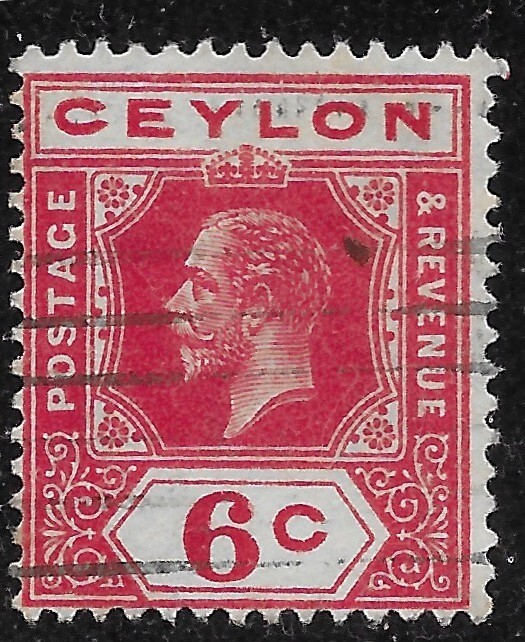 1912 Ceylon  Sc #204  used VF
