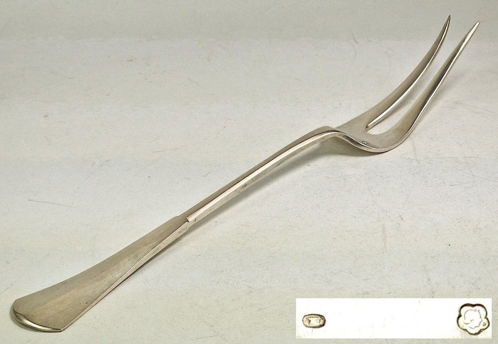 Art Nouveau Serving Fork Serving Fork Fork Silver Austria Around 1900 R79