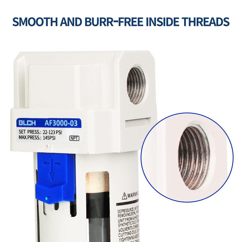 BLCH 3/8" NPT Air Compressor Filter - Air Dryer for Compressor,Compressed Air...