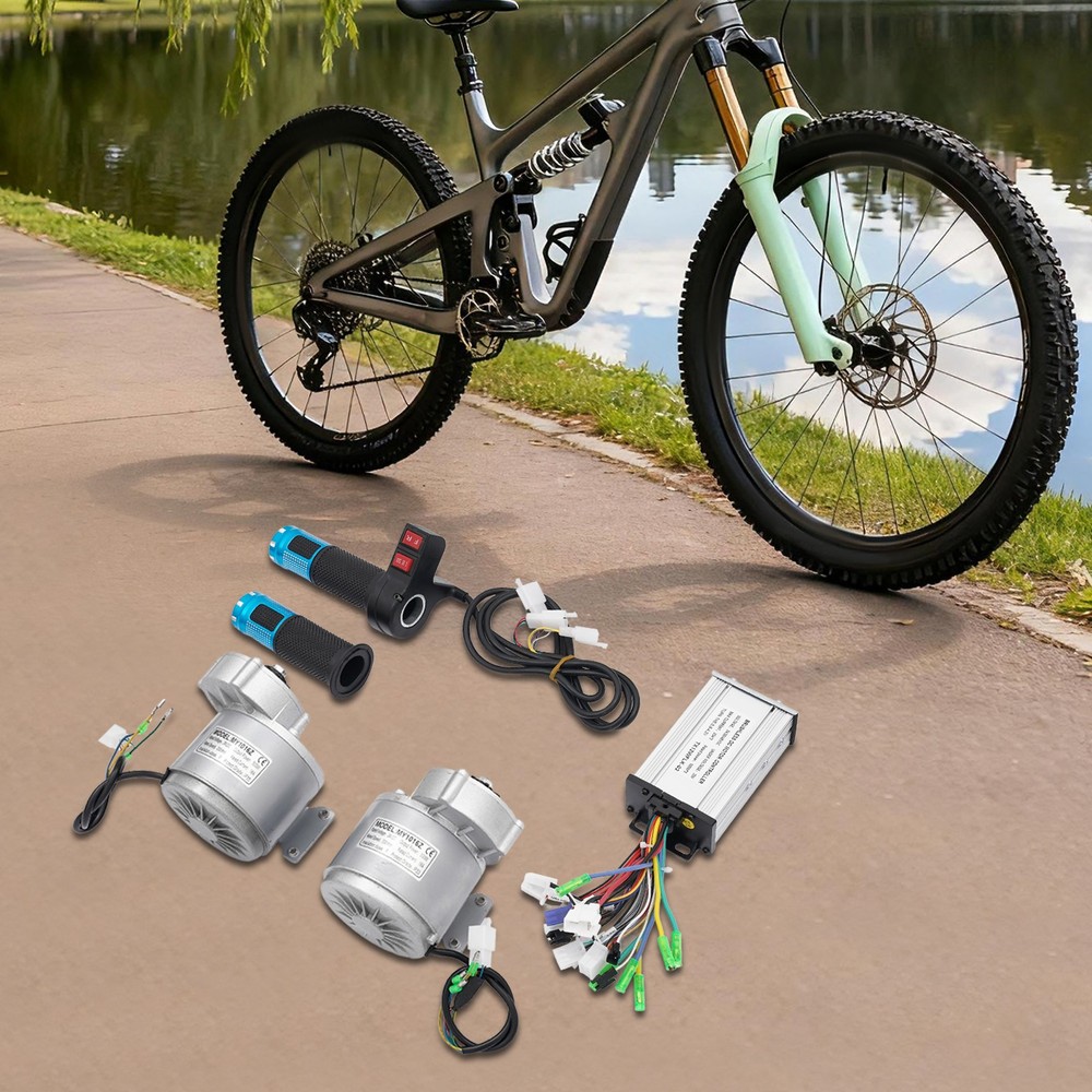 500W Electric Conversion Kit Electric Motor Controller W/ Reverse Throttle ﻿US
