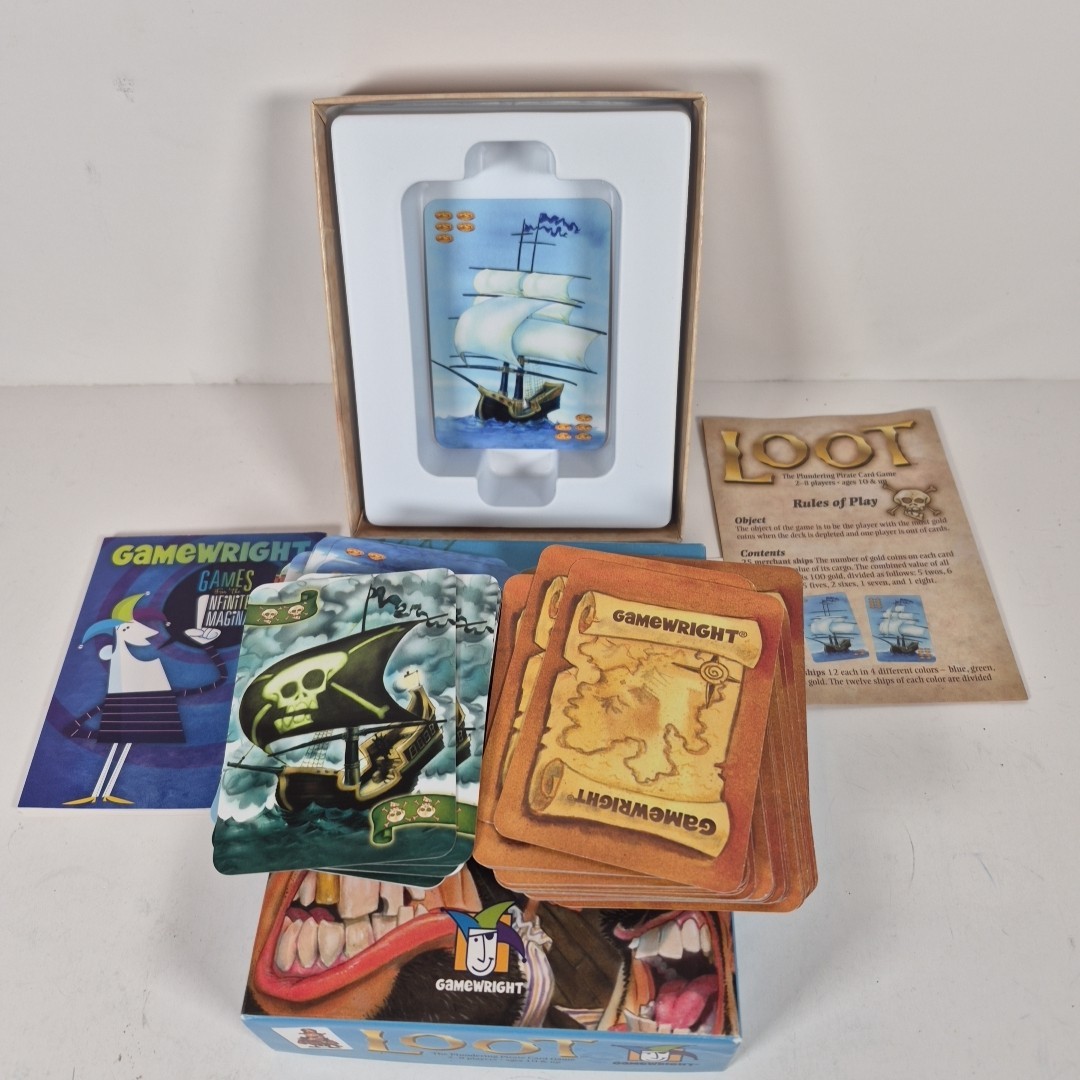 Loot The Plundering Pirate Card Game GameWright Complete Mensa Select Dr Toy