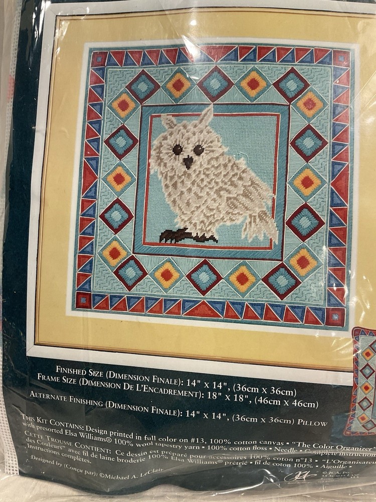 Needle Treasures - needlepoint Kit - Wise Owl