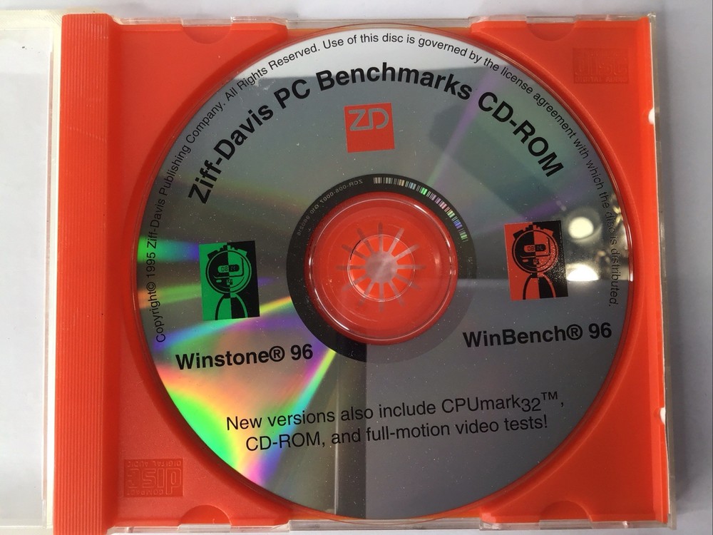 Ziff-Davis PC Benchmarks CD-ROM 1995