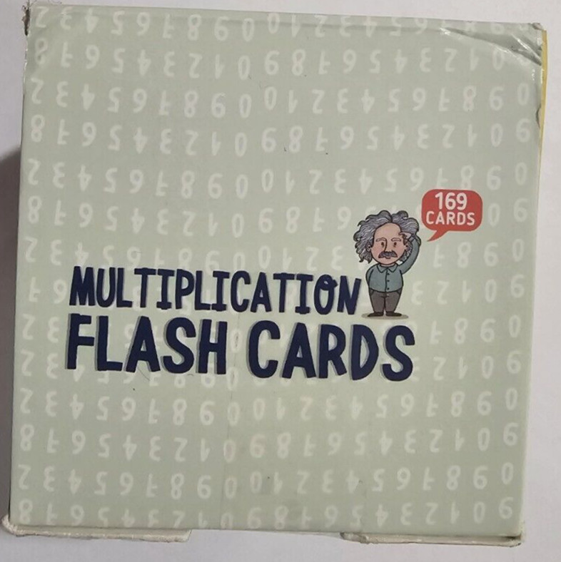 Merka Math Multiplication 169 Flash Cards