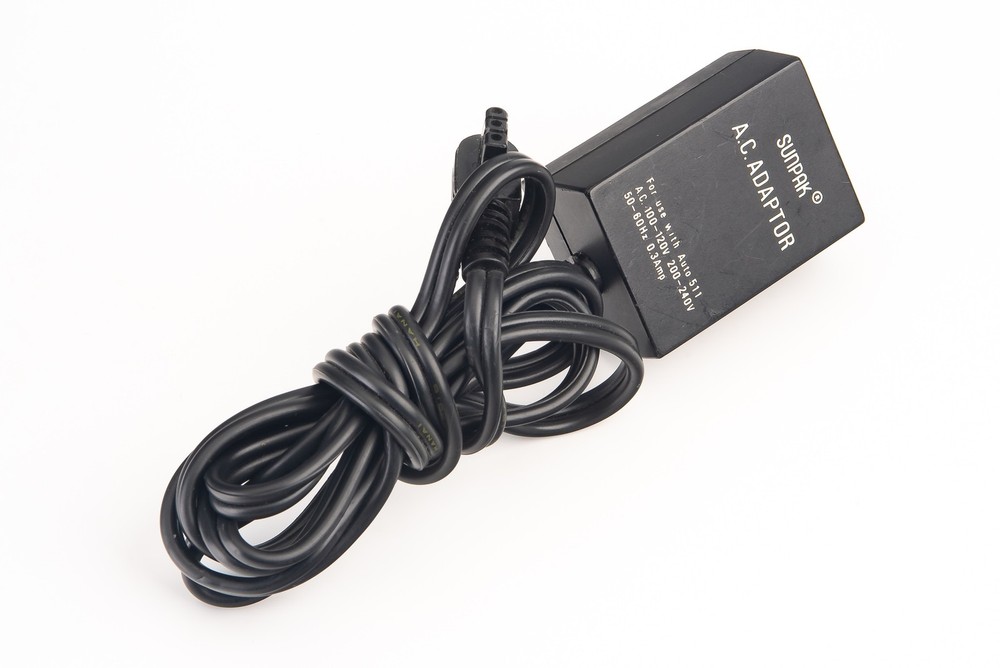 Sunpak Auto 511 Electronic Camera Flash Handle Unit with Power Cord V23