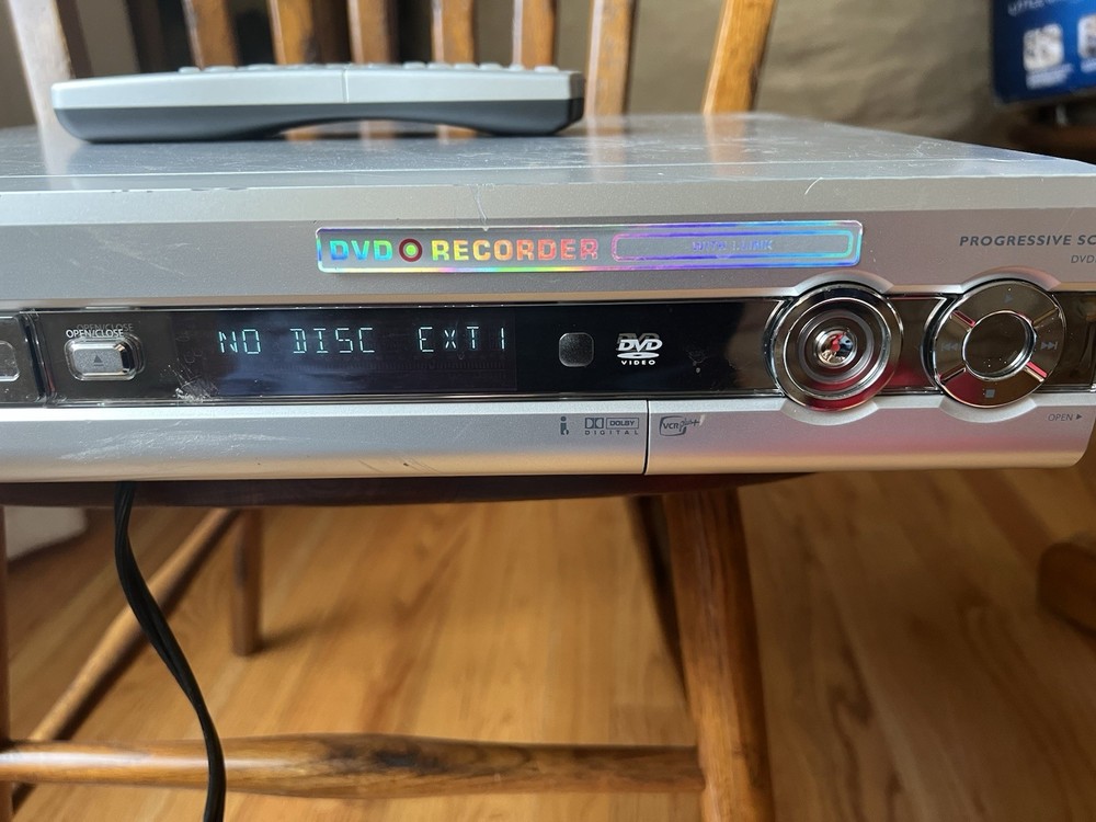 Philips DVDR75/17 DVD Recorder Player Progressive Scan With Remote Tested