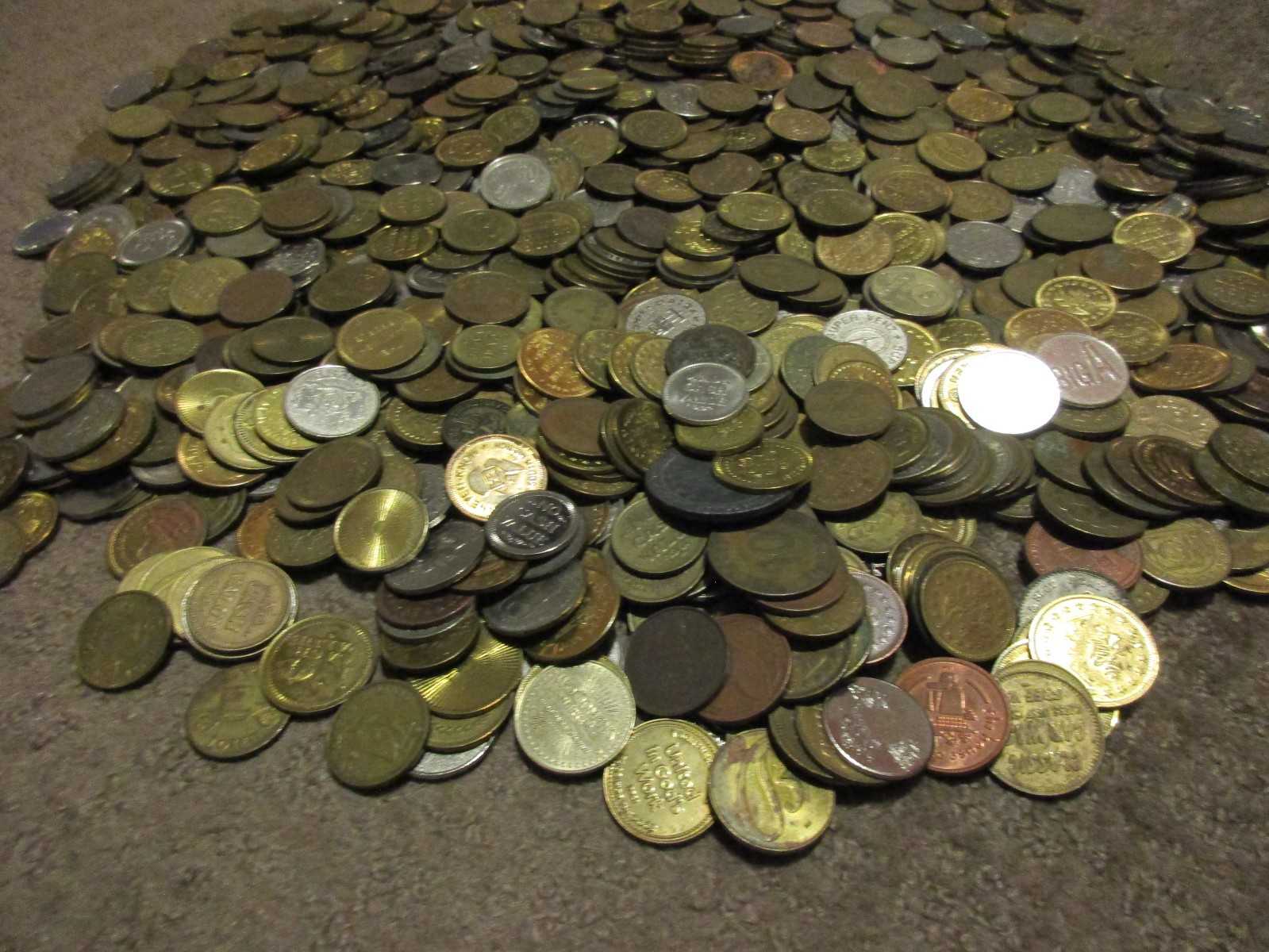 5lb Pounds Tokens Exonumia Amusement Bulk Lot