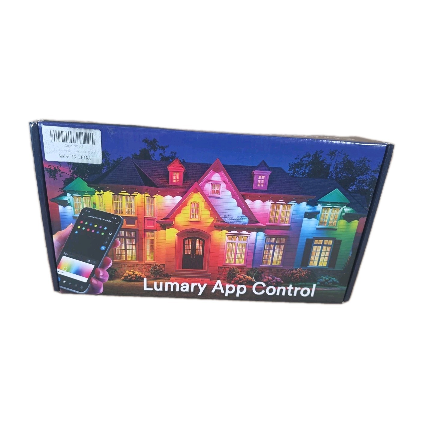 Lumary Permanent Outdoor Lights 49.2FT 15M RGB App Control Smart Eaves LED Kit