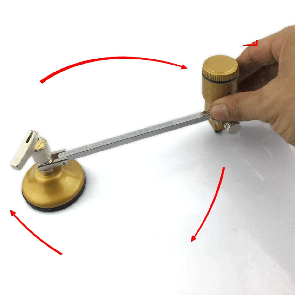 Circular Glass Cutter Circle Cutting Tool 40cm Diameter Adjustable