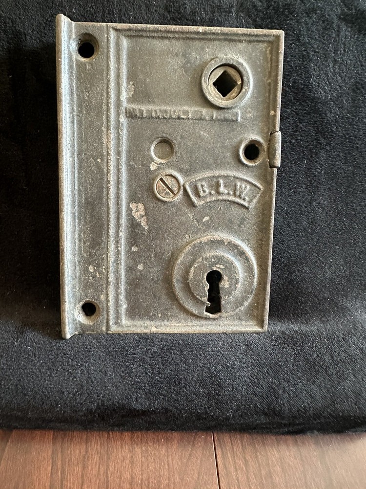 Antique Iron 1863 Door Lock
