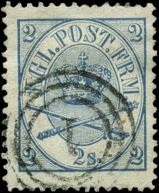 Denmark Scott #11 Used